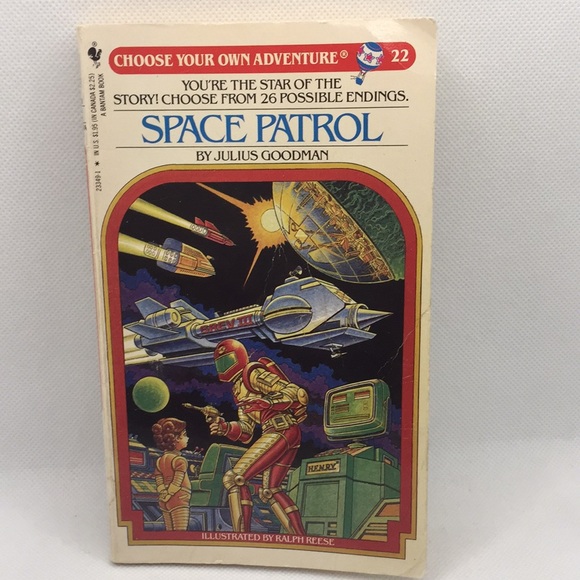 Choose Your Own Adventure #22 Space Patrol 1980’s - Picture 1 of 8